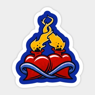 Timelord's Sacred Hearts Sticker